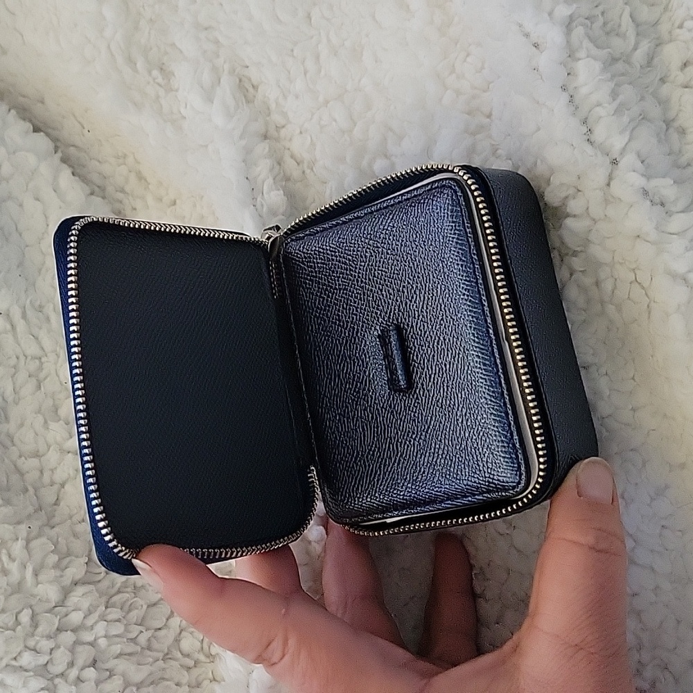Coach Jewelry Box Blue sparkle. Nwot - Picture 2 of 4